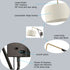 Modern Bedroom Adjustable Wall Lamp Plug-in Wall Sconce 1-Pack